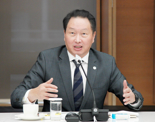 최태원 SK그룹 회장겸 대한상공회의소 회장.<대한상공회의소 제공>